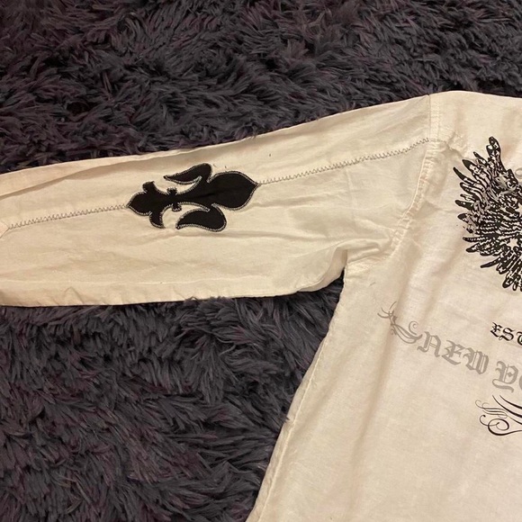 VINTAGE WHITE BUTTON DOWN 🖤. - Picture 4 of 4